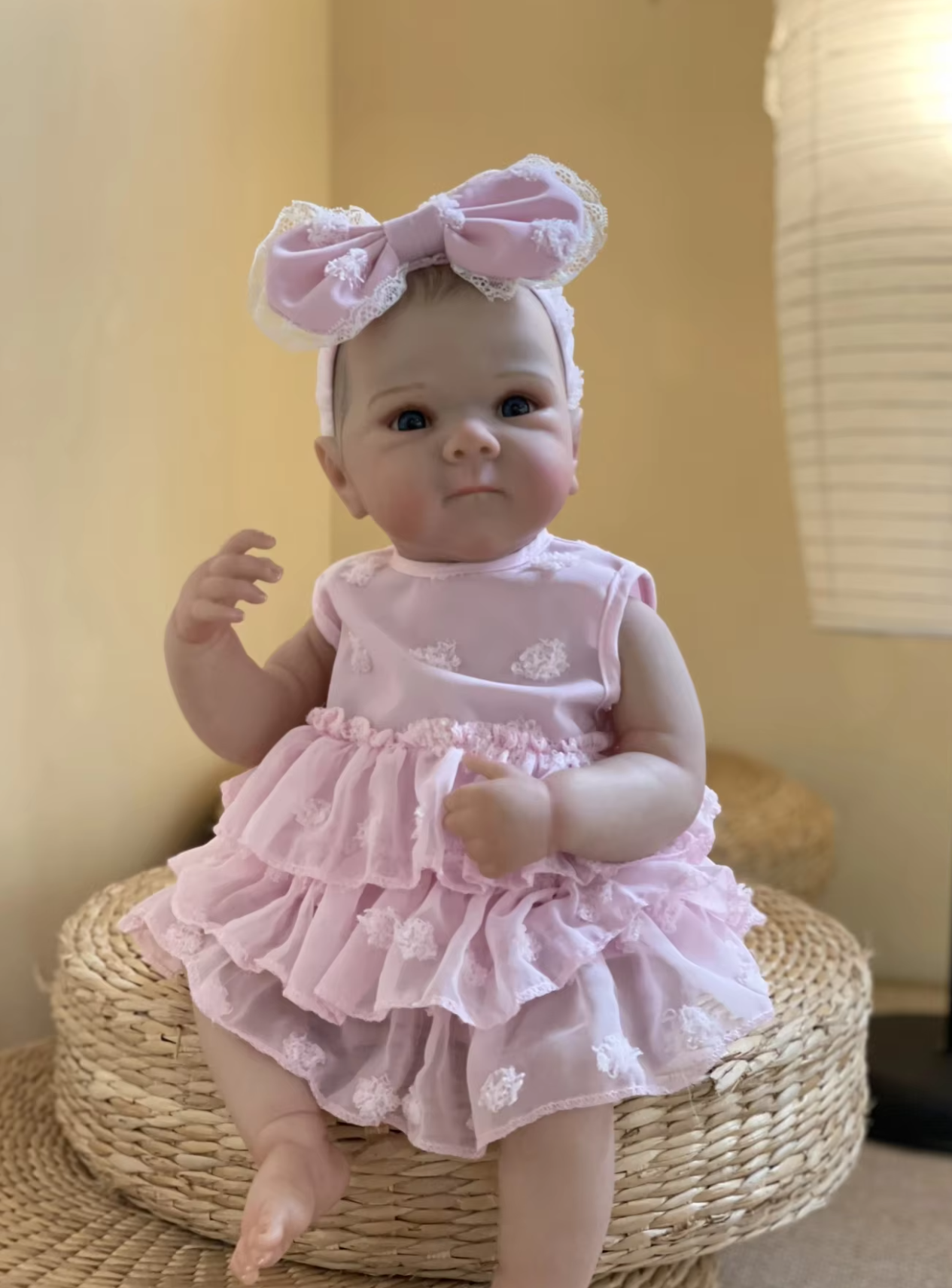 Bettie: 18-Inch Lifelike Reborn Baby Girl Doll with Full Body Silicone Vinyl