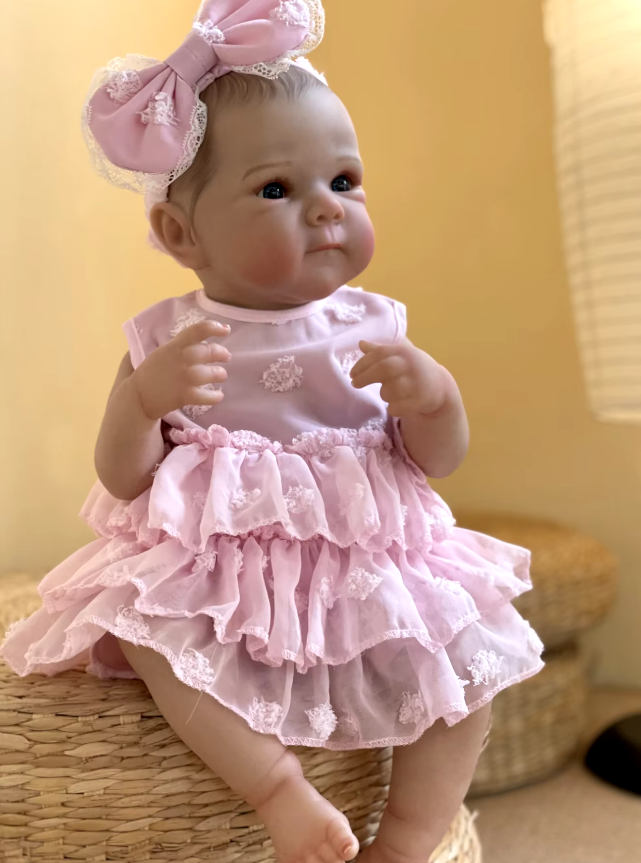 Bettie: 18-Inch Lifelike Reborn Baby Girl Doll with Full Body Silicone Vinyl