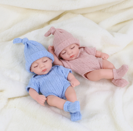 Cute Mini Waterproof Silicone Reborn Doll