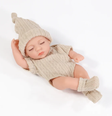 Cute Mini Waterproof Silicone Reborn Doll