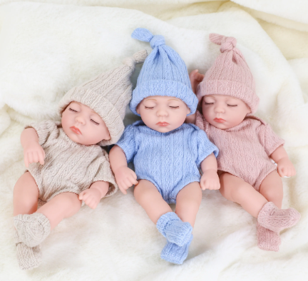 Cute Mini Waterproof Silicone Reborn Doll