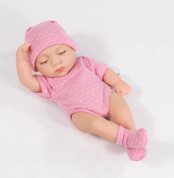 Cute Mini Waterproof Silicone Reborn Doll