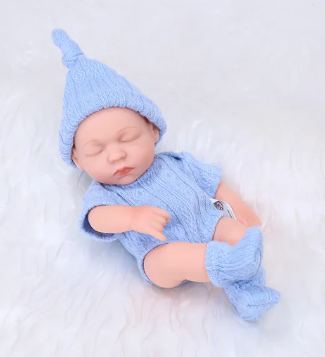 Cute Mini Waterproof Silicone Reborn Doll