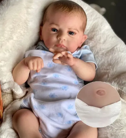 Realistic Newborn Baby Doll in Diapers