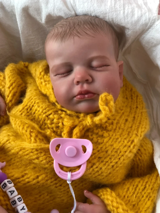 Melisa: 19-Inch Lifelike Sleeping Reborn Baby Doll with 3D Skin