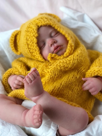 Melisa: 19-Inch Lifelike Sleeping Reborn Baby Doll with 3D Skin