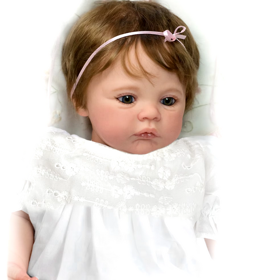 Meadow Bebe: 45cm Lifelike Reborn Baby Girl Doll – The Perfect Handmade Gift