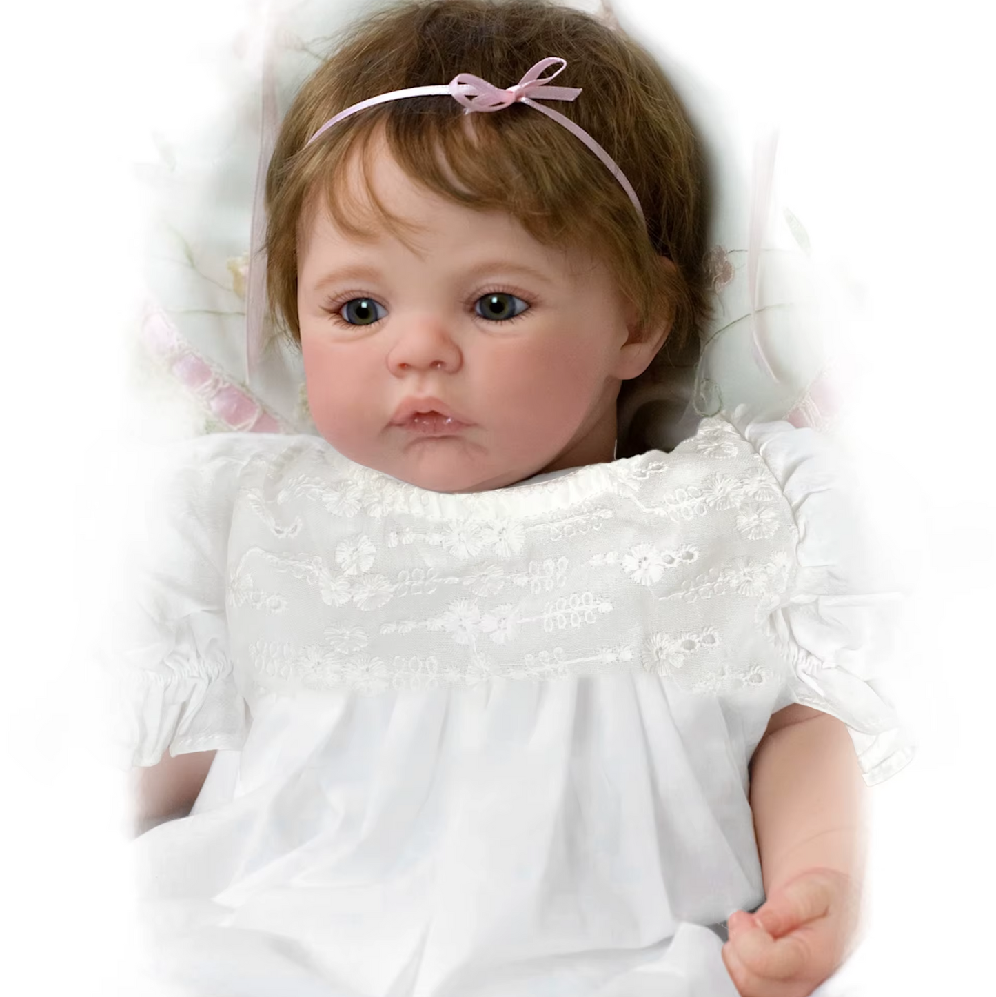 Meadow Bebe: 45cm Lifelike Reborn Baby Girl Doll – The Perfect Handmade Gift