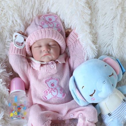 Realistic Girl Reborn Baby Doll Full Silicone Body Newborn Toddler