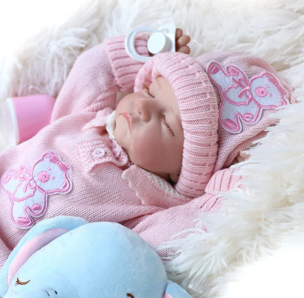Realistic Girl Reborn Baby Doll - Lifelike Newborn Toddler