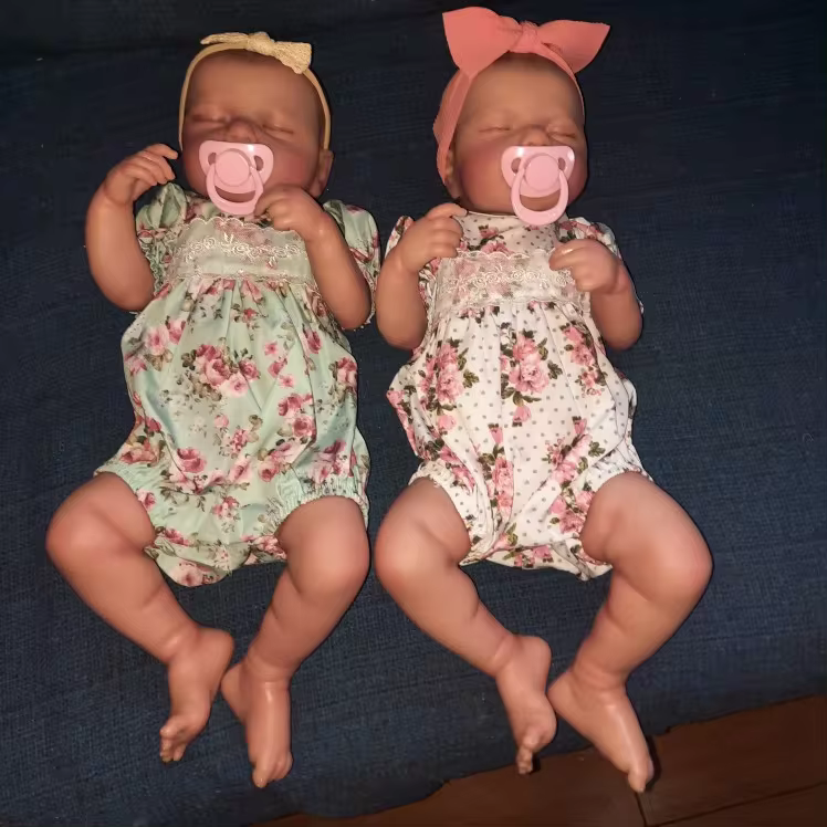 Newborn Cute Twin Reborn Baby Dolls New Zealand Reborn Dolls NZ