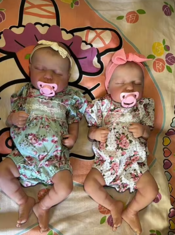 Newborn Cute Twin Reborn Baby Dolls