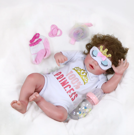 Aura – Limited Edition 21-Inch Sleeping Reborn Baby Girl with Weighted Soft Body