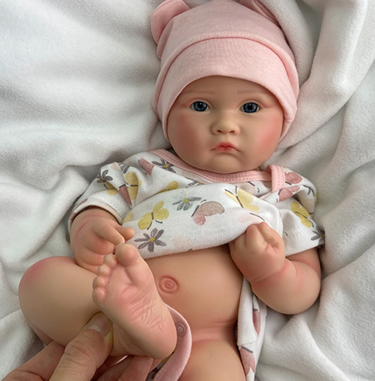 Bella – 18" Full Body Silicone Reborn Baby Girl Doll