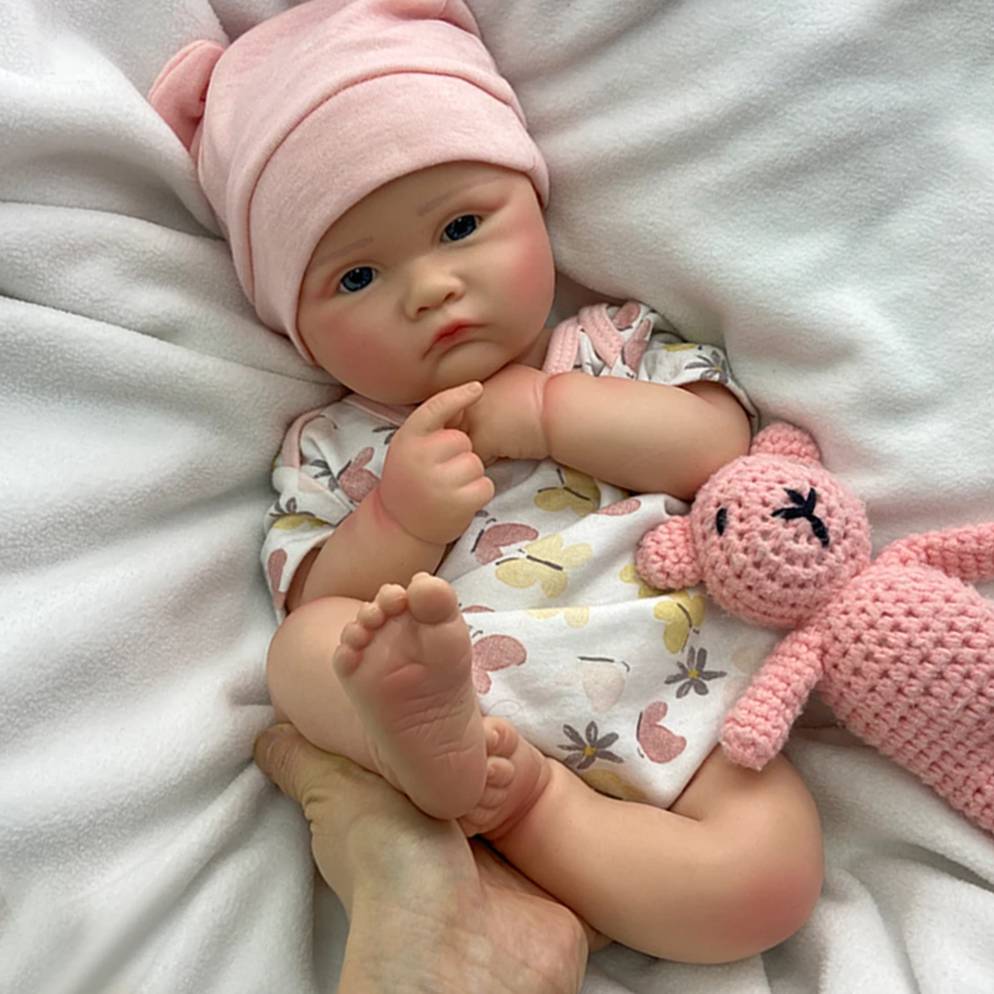 Bella – 18" Full Body Silicone Reborn Baby Girl Doll
