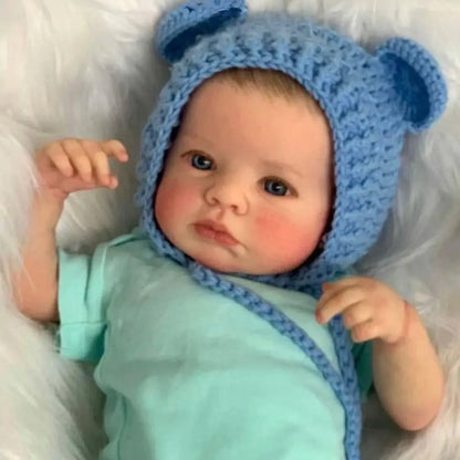 Mila – 20-Inch Adorable Reborn Baby Doll with Bright Blue Eyes & Hand-Painted Hair