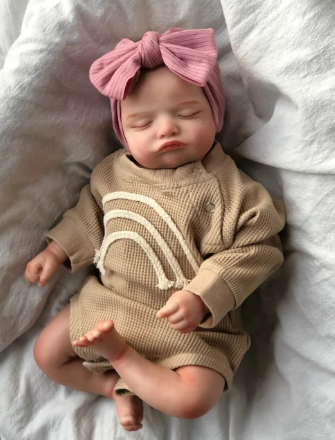 Newborn Sleeping Reborn Doll Rosalie