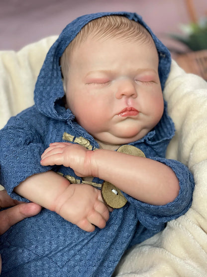 Tessa: 20-Inch Lifelike 3D Painted Reborn Baby Girl Doll