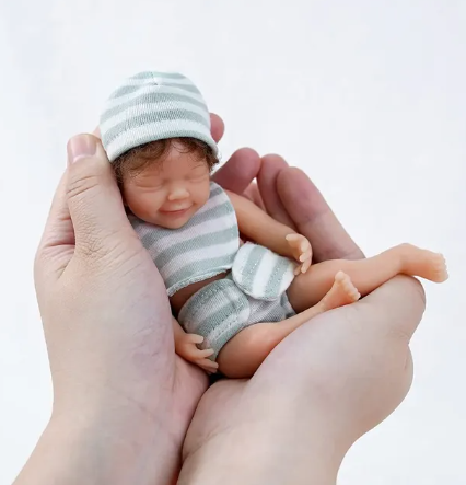 Smiling Mini Reborn Doll