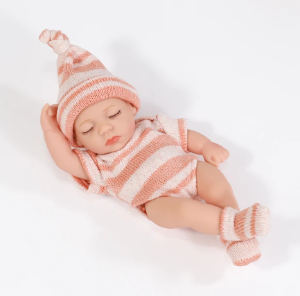 Cute Mini Waterproof Silicone Reborn Doll