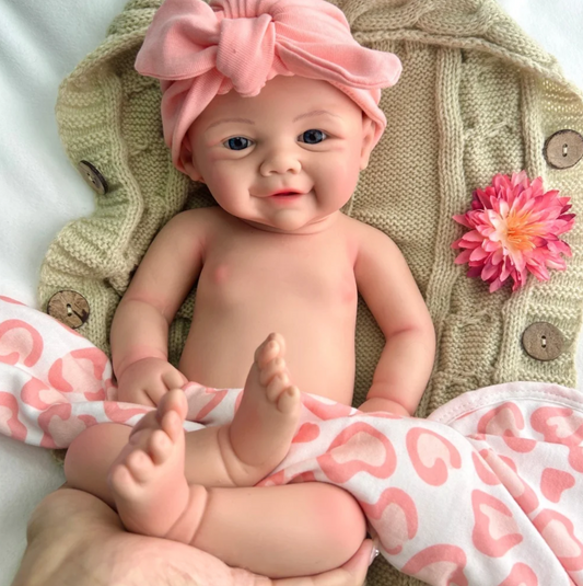 Vivienne – 17" Full Body Silicone Reborn Baby Doll