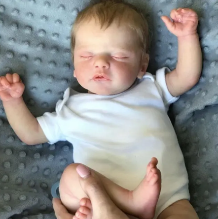 Realistic Girl Reborn Doll with Visible Veins